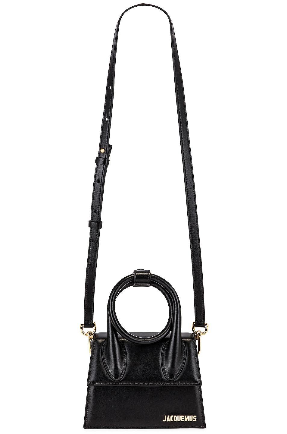 JACQUEMUS Le Chiquito Noeud Bag in Black Product Image