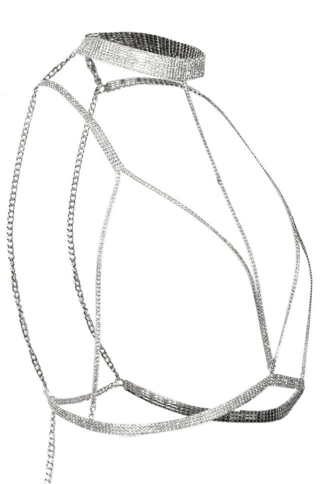 LIL TEASE RHINESTONE BODY CHAIN Product Image