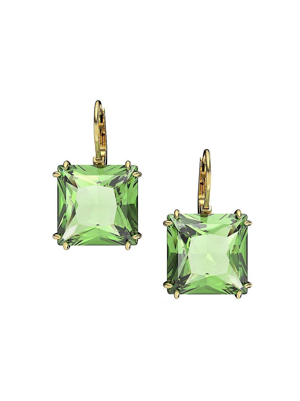 Swarovski Millenia Square Crystal Drop Earrings Product Image