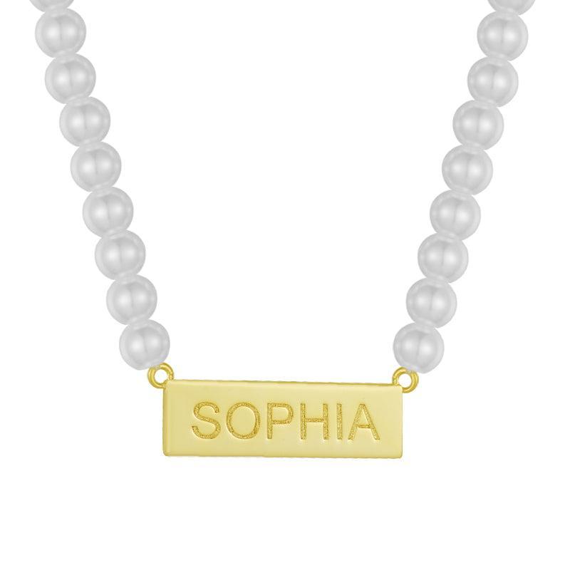 Custom/Personalized Pearl Necklace Product Image