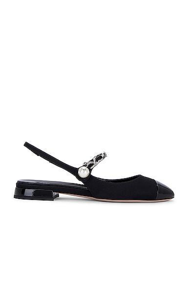 Miu Miu Ballerine in Nero - Black. Size 38 (also in ). Product Image