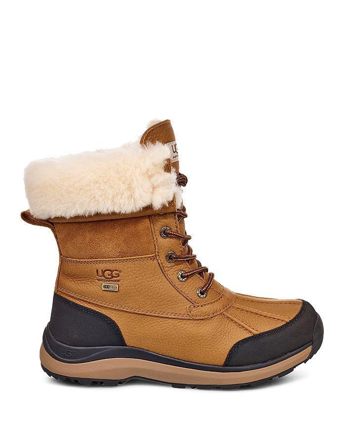 Adirondack Iii Faux Shearling-lined Leather Boots In Chestnut Product Image