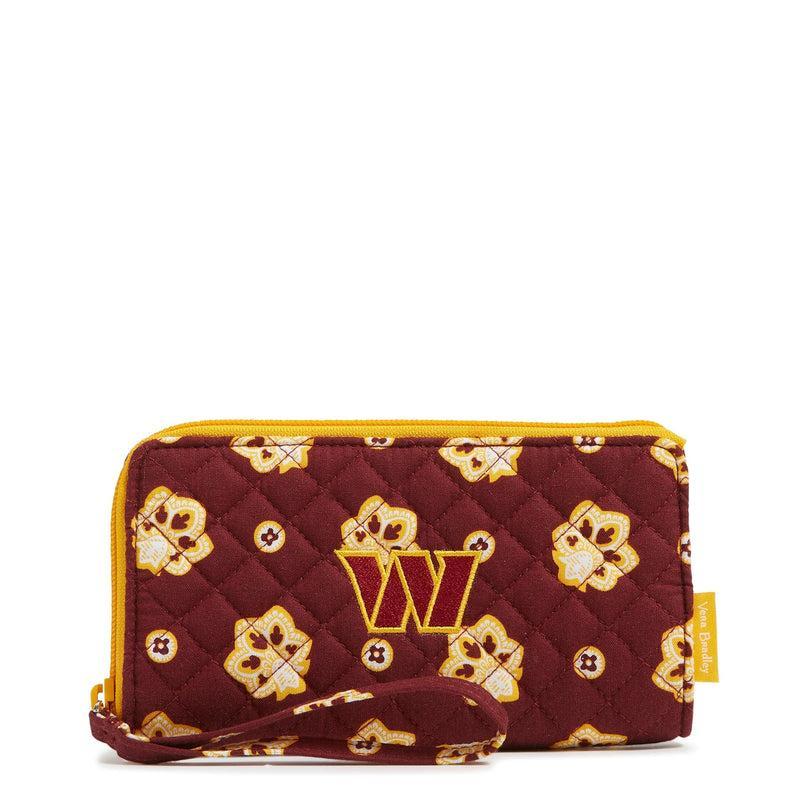 Vera Bradley NFL RFID Front Zip Wristlet Women in Washington Commanders Bandana Product Image