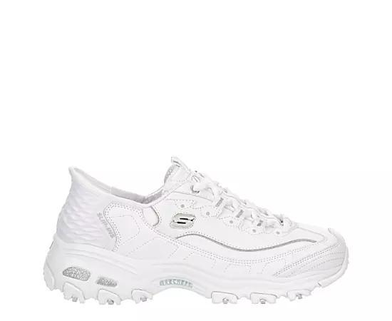 Skechers Womens Slip-ins- DLites - New Scene Casual Sneakers from Finish Line - White Product Image