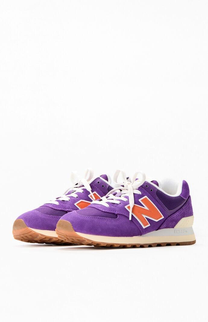 Womens New Balance 574 Athletic Shoe - Linen / Mid-Century Pink Product Image