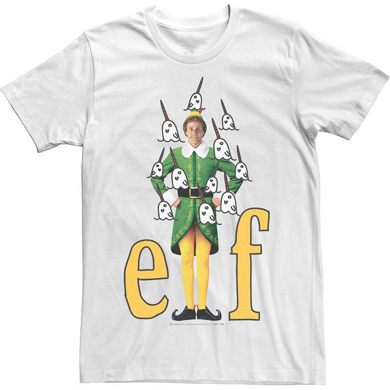 Mens Elf Narwhals Short Sleeve T-shirt Product Image