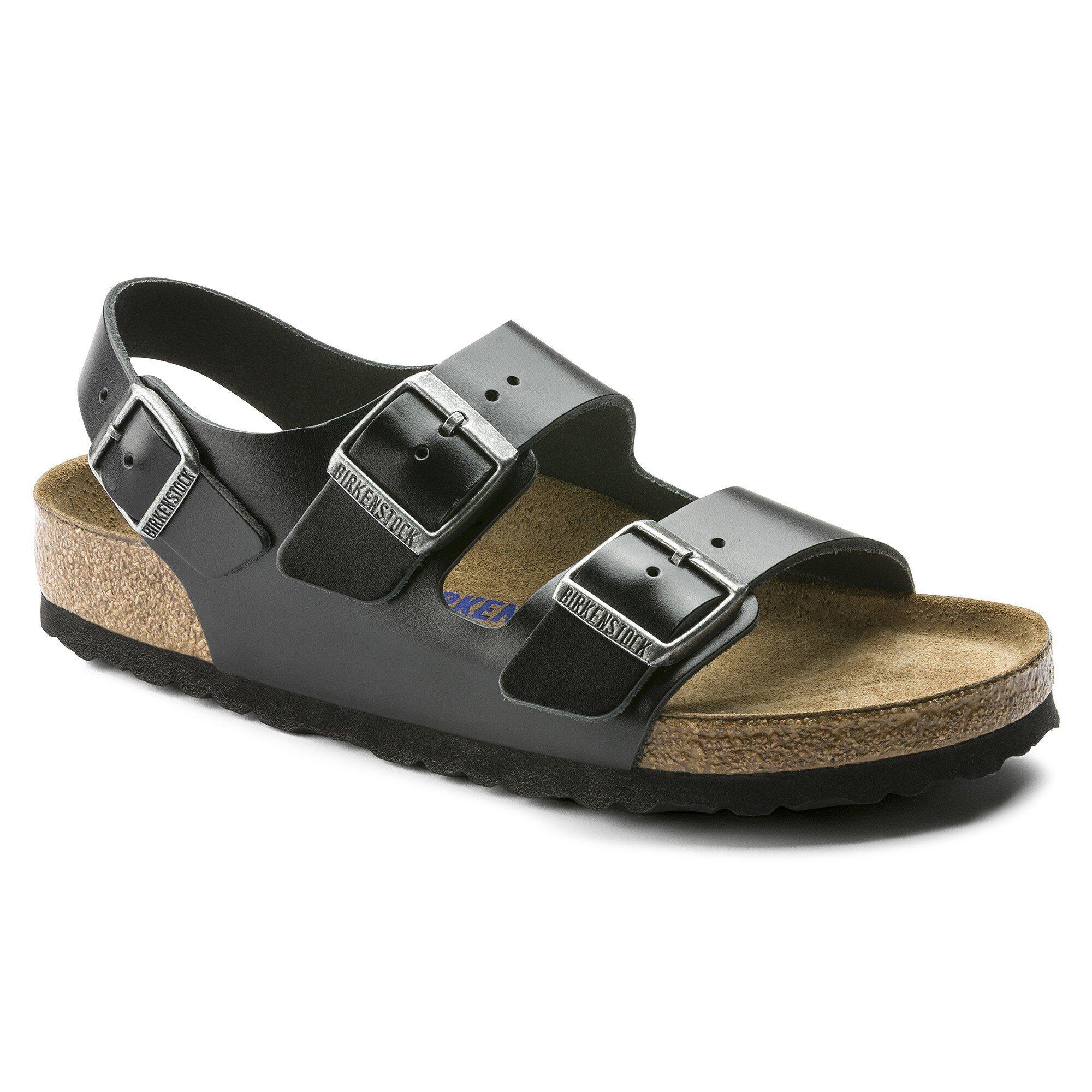 Milano Soft Footbed Oiled Leather Amalfi Black Product Image