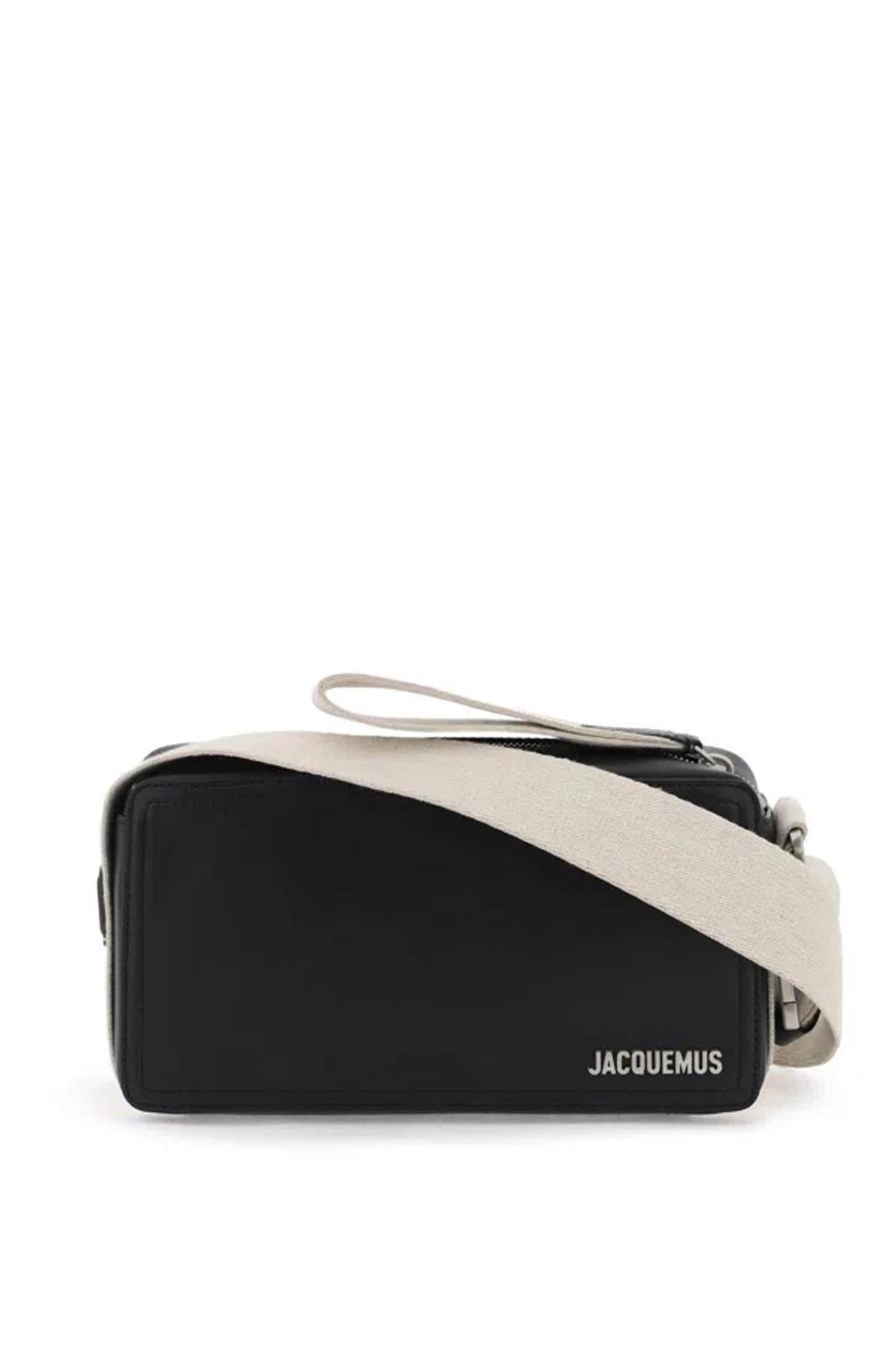 JACQUEMUS Crossbody Bags  Woman Color Black Product Image