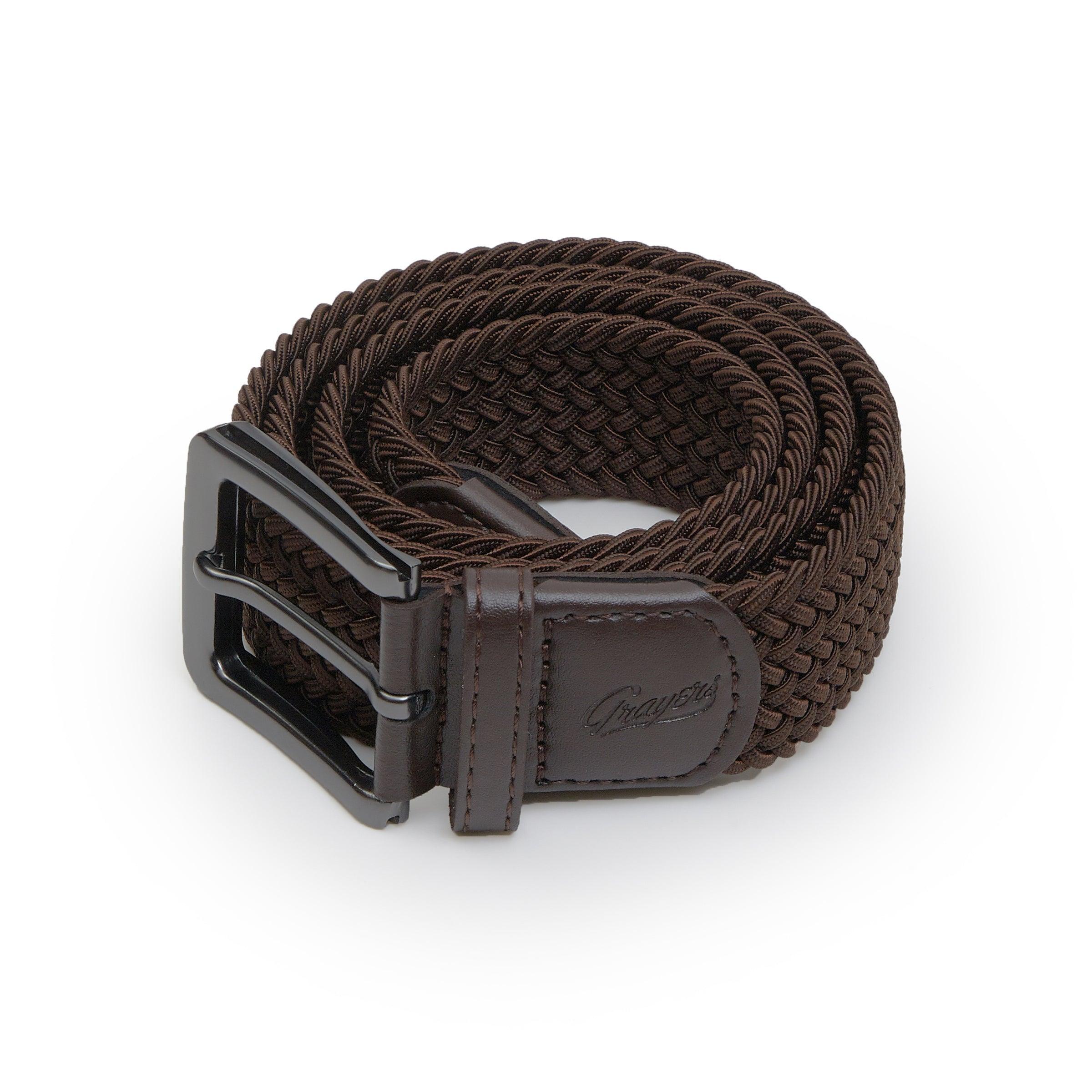 Webbed Flex Belt - Brown Product Image