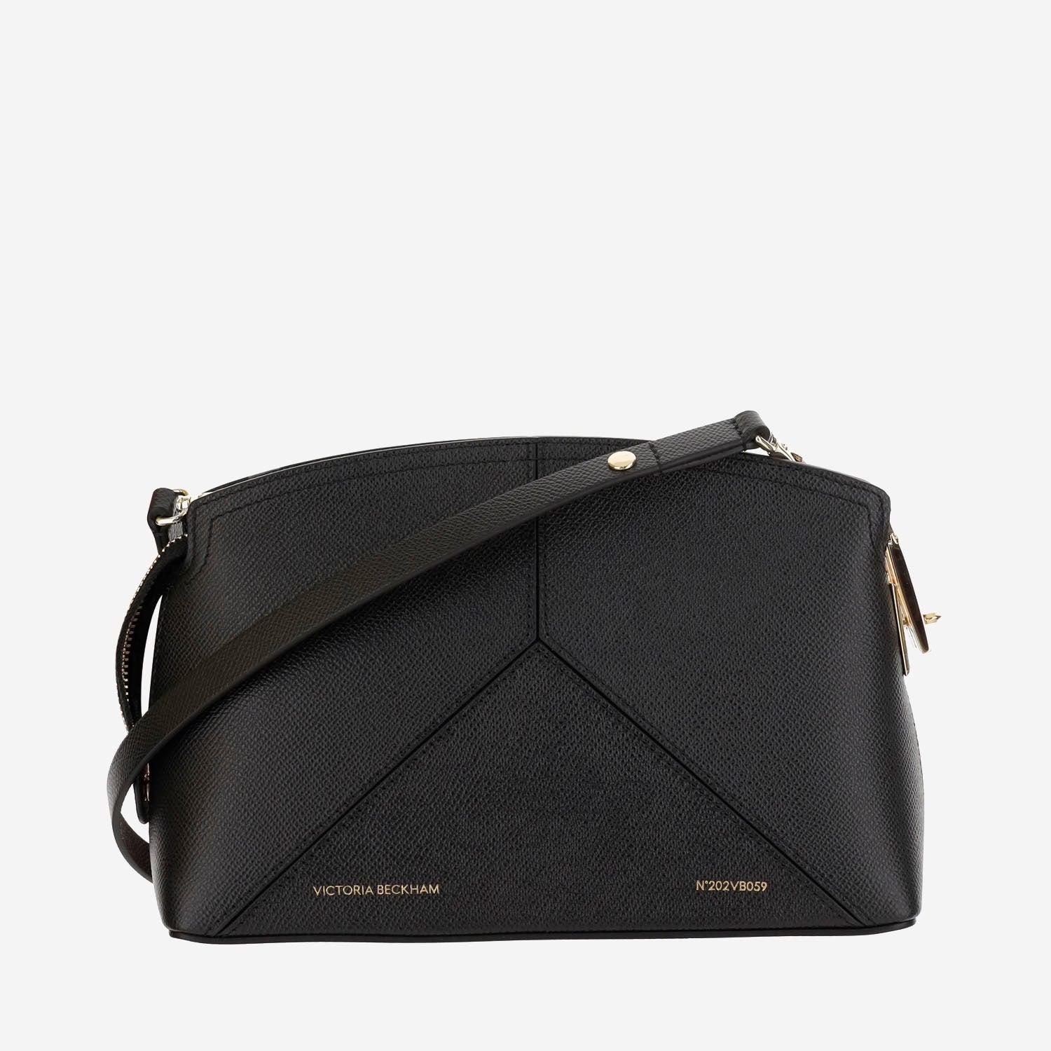 Victoria Leather Crossbody Bag In Black Product Image