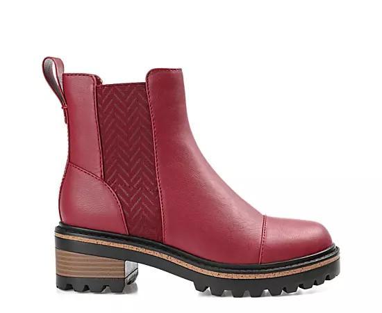 Journee Collection Mirette Tru Comfort Foam Womens Chelsea Boots Red Product Image