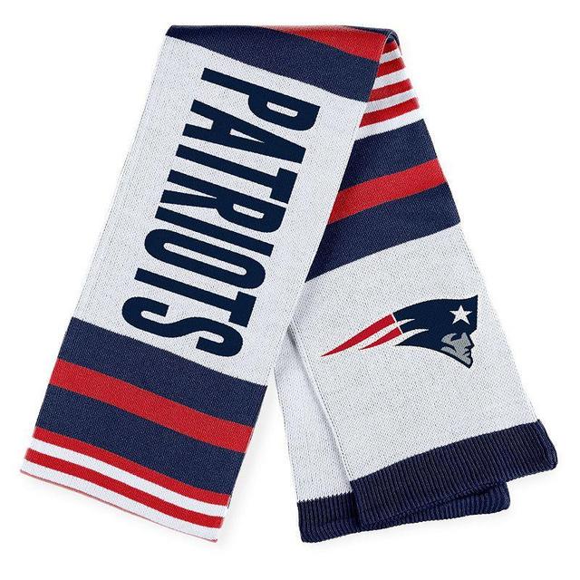 Womens WEAR by Erin Andrews New England Patriots Jacquard Striped Scarf Product Image