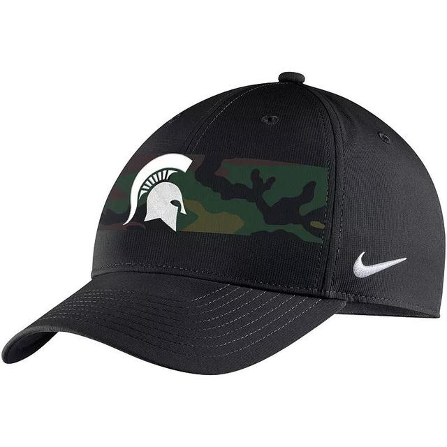 Mens Nike Michigan State Spartans Military Pack Camo Legacy91 Adjustable Hat Product Image