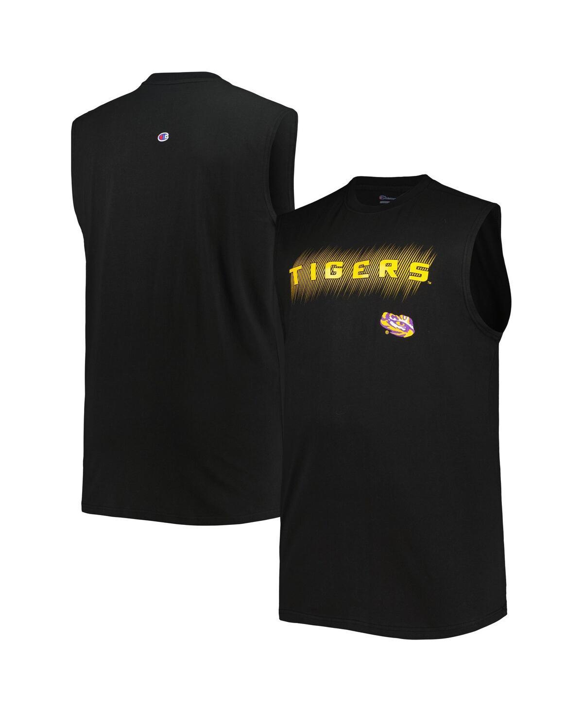 Mens Black Lsu Tigers Big and Tall Tank Top Product Image