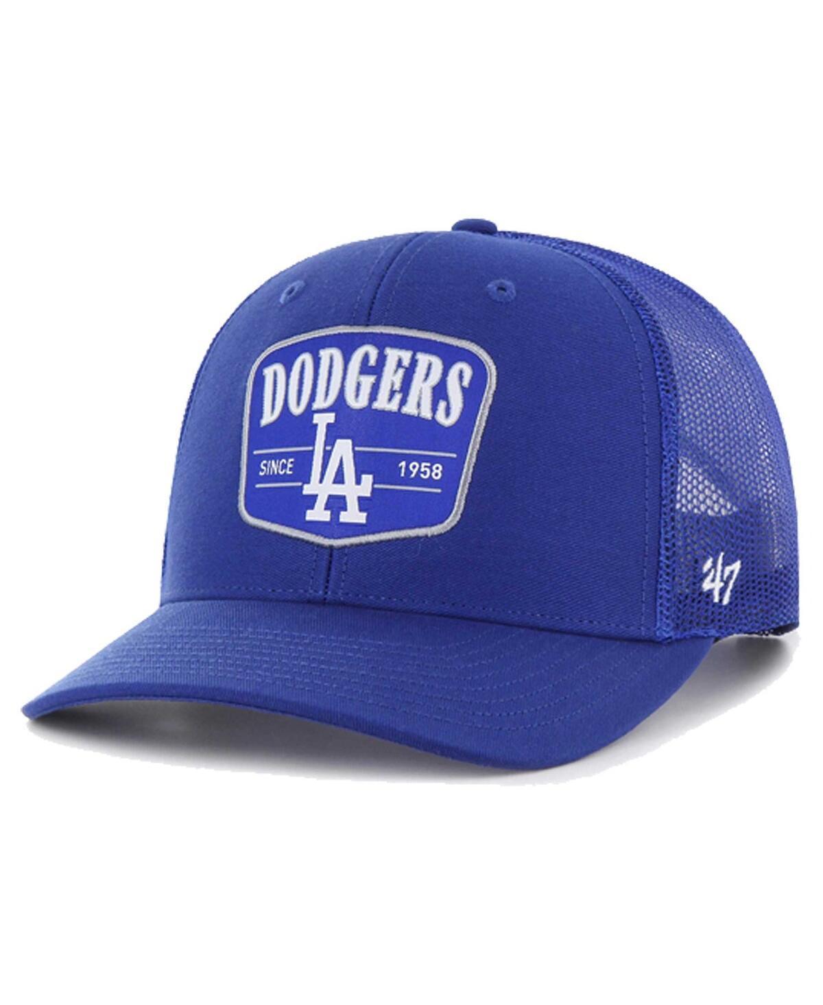 Mens 47 Royal Los Angeles Dodgers Squad Trucker Adjustable Hat Product Image