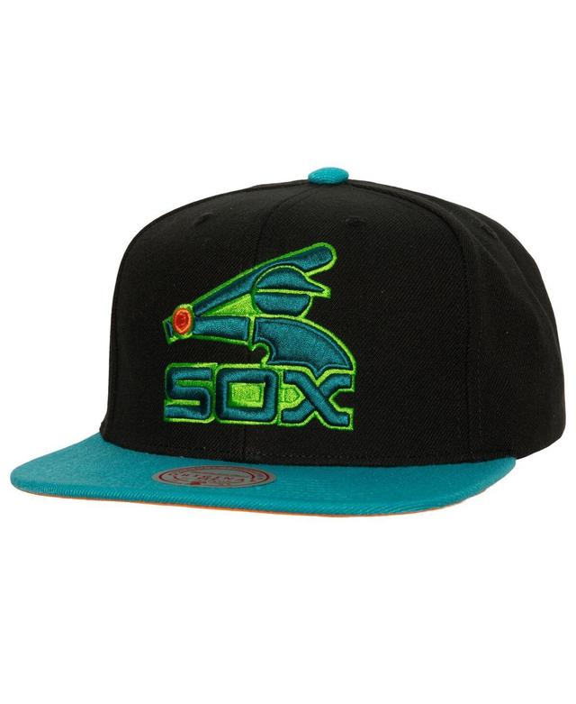 Mens Mitchell & Ness Black Chicago White Sox Citrus Cooler Snapback Hat - Black Product Image