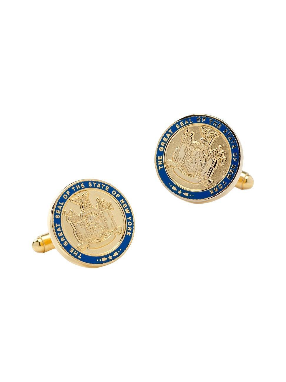 Mens Cufflinks, Inc. New York State Seal Cufflinks Product Image