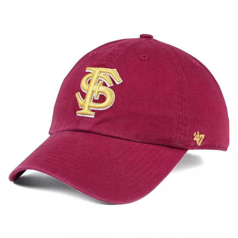 Mens 47 Garnet Florida State Seminoles Vintage Clean Up Adjustable Hat Product Image