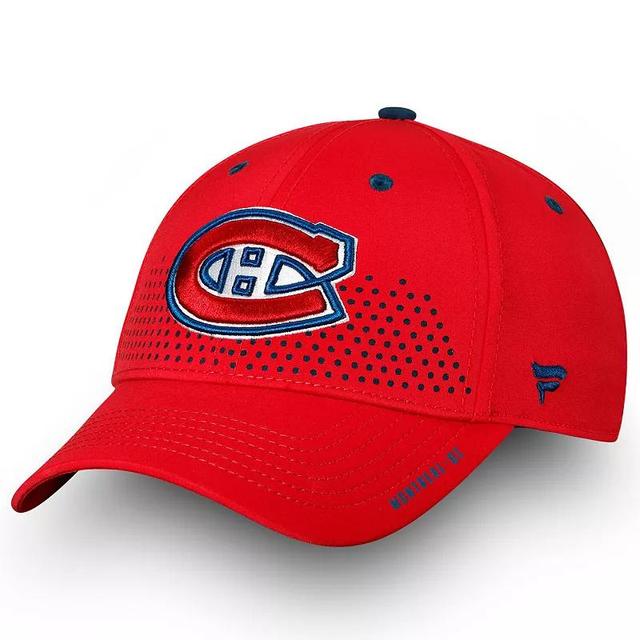 Fanatics Mens Red Montreal Canadiens 2018 Draft Flex Hat Product Image