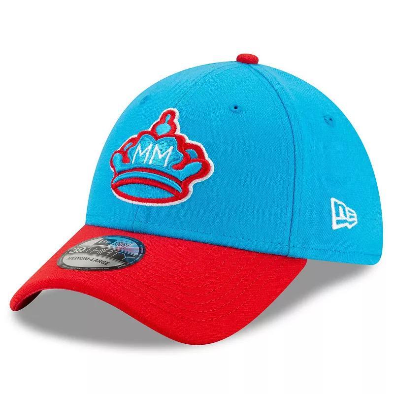 Mens New Era /Red Miami Marlins 2021 City Connect 39THIRTY Flex Hat Product Image