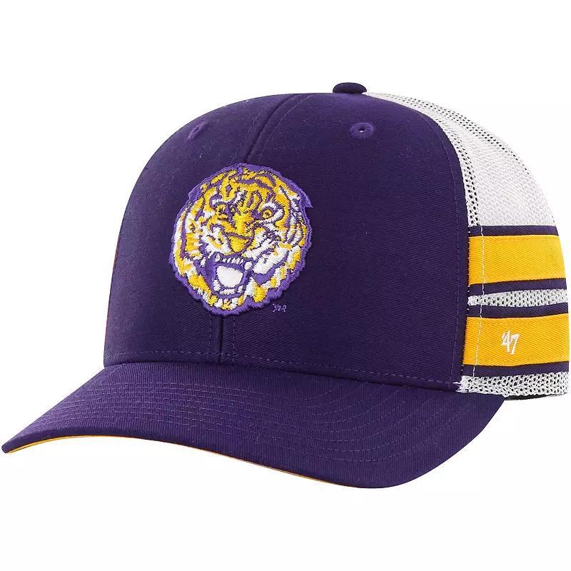 Mens 47 LSU Tigers Straight Eight Adjustable Trucker Hat Product Image