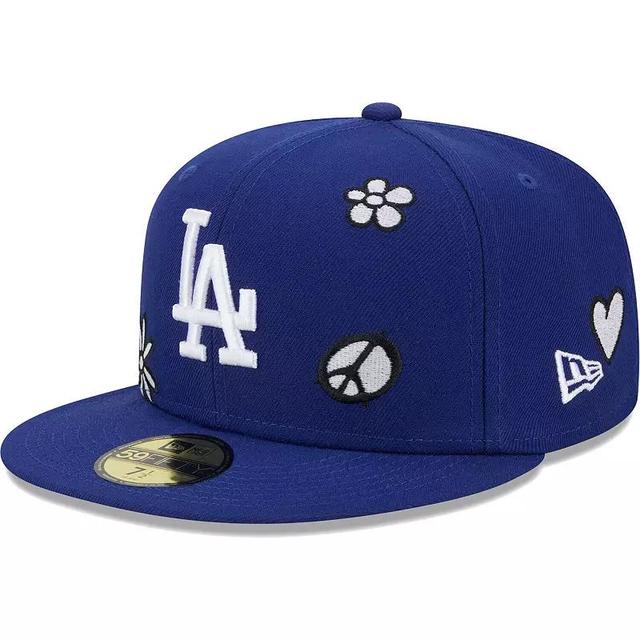 Mens New Era Royal Los Angeles Dodgers Sunlight Pop 59FIFTY Fitted Hat Product Image