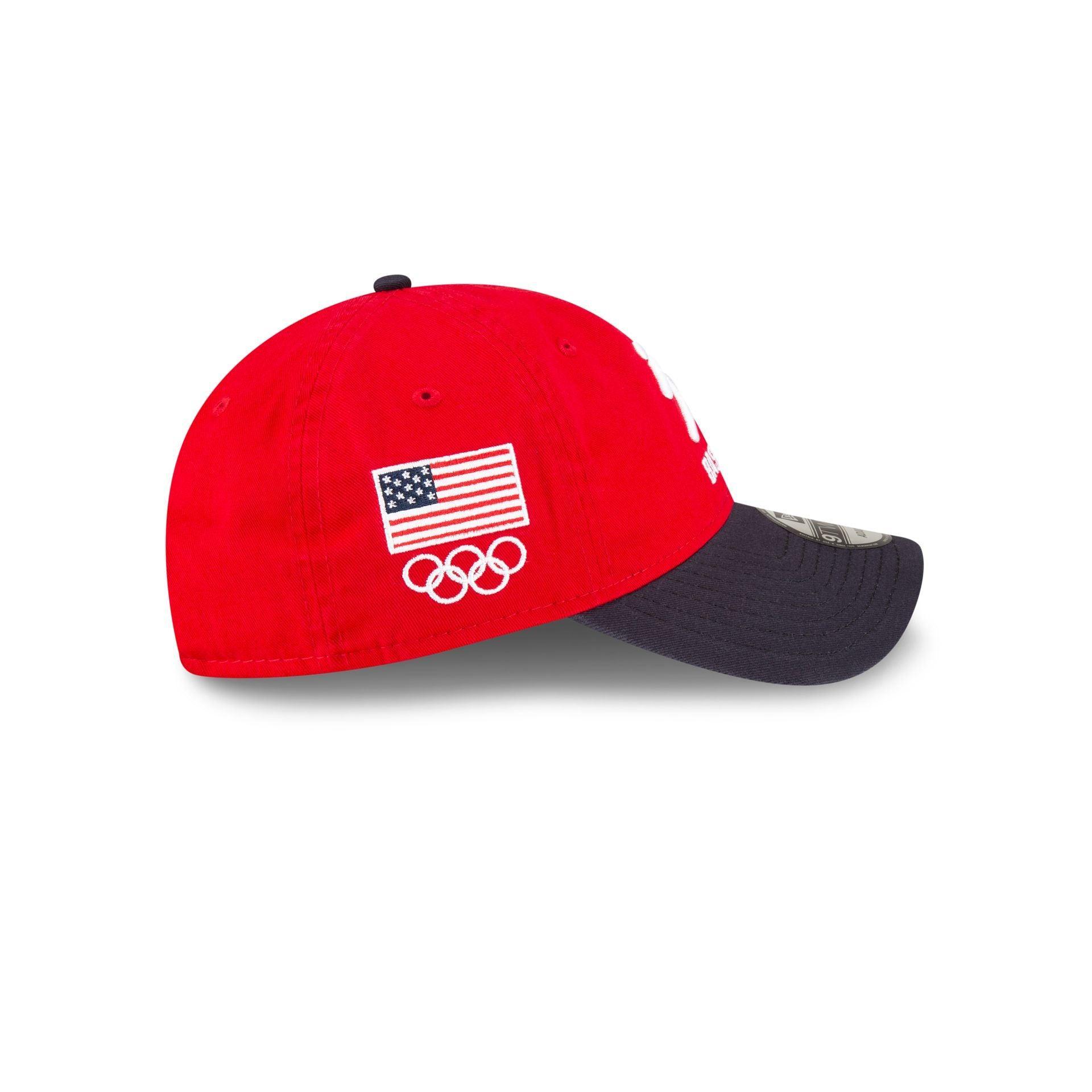 Team USA Basketball Red 9TWENTY Adjustable Hat Male Product Image