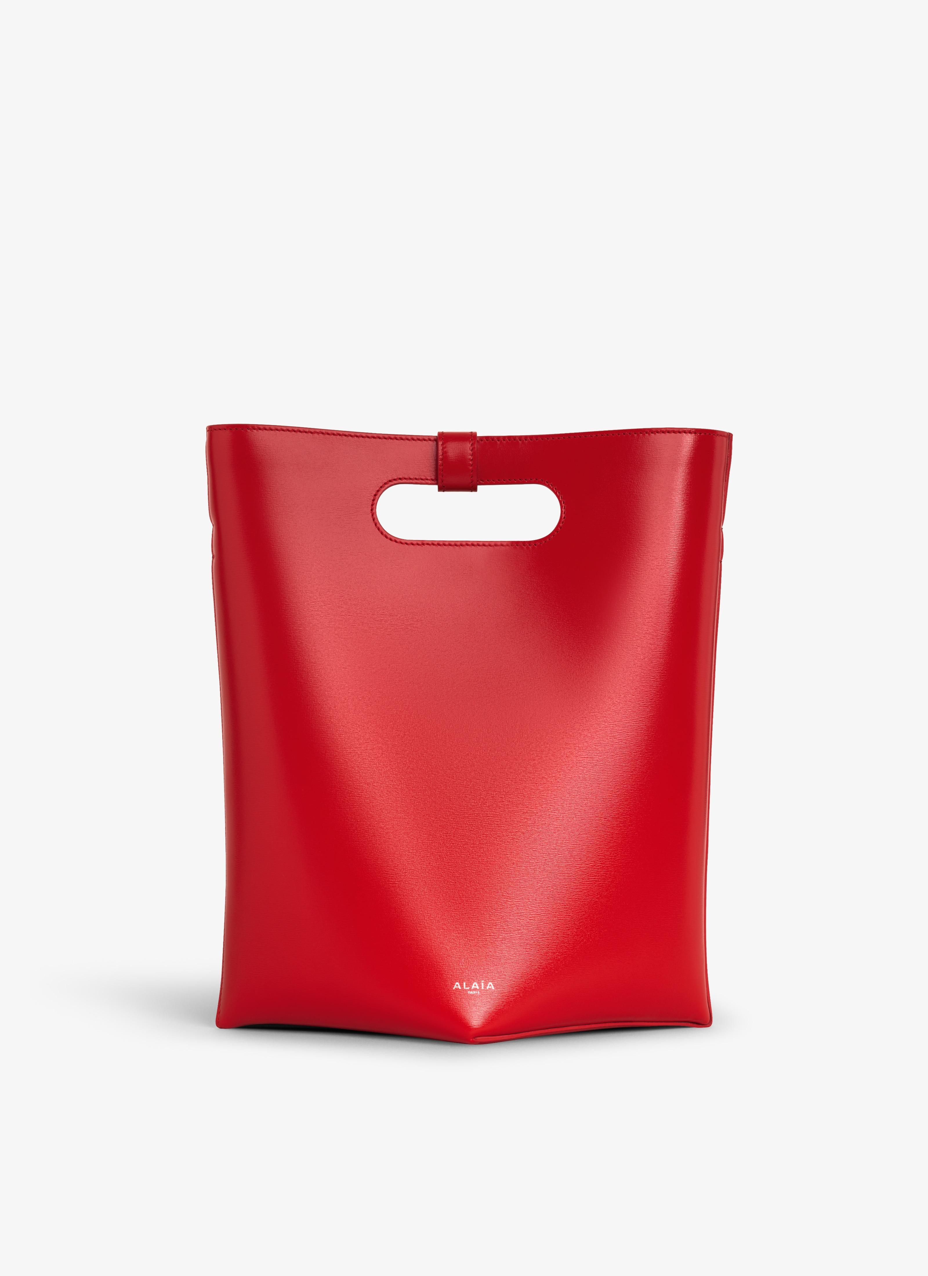 Red FOLDED BAG IN CALFSKIN Product Image