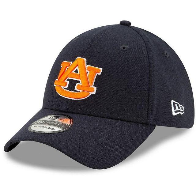 Mens New Era Auburn Tigers College Classic Logo 39THIRTY Flex Hat Blue Product Image