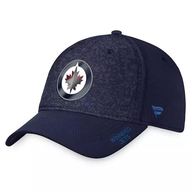 Mens Fanatics Branded Winnipeg Jets Authentic Pro Rink Flex Hat Blue Product Image