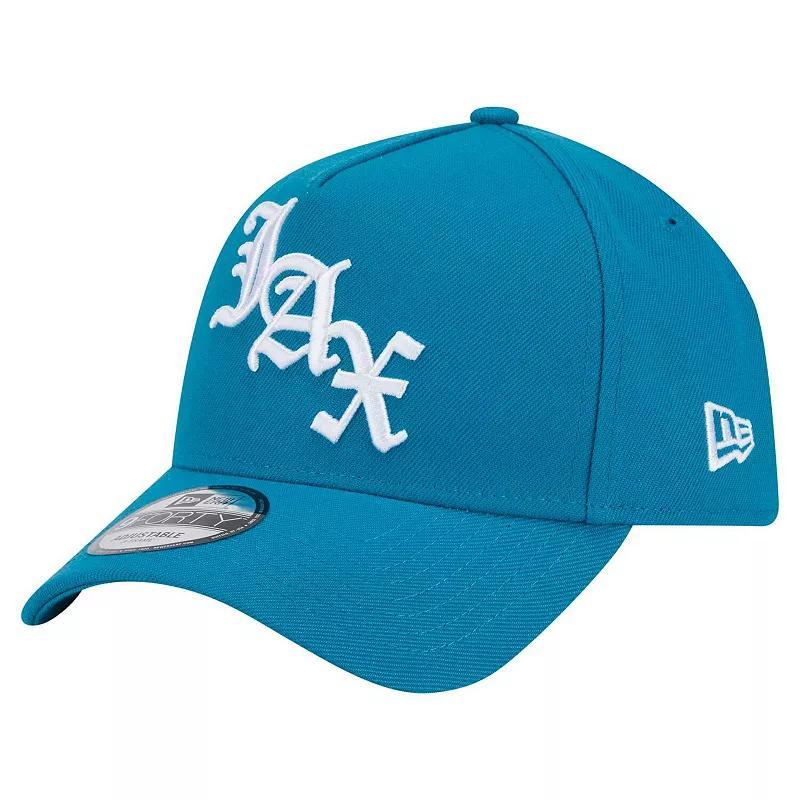 Mens New Era Teal Jacksonville Jaguars Mystic 9FORTY A-Frame Adjustable Hat Product Image