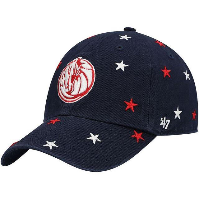 Mens 47 Navy Dallas Mavericks Confetti Cleanup Adjustable Hat Product Image