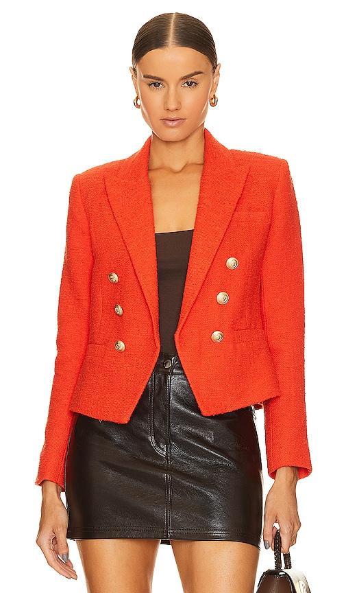 Brooke Double-Breasted Crop Blazer Product Image