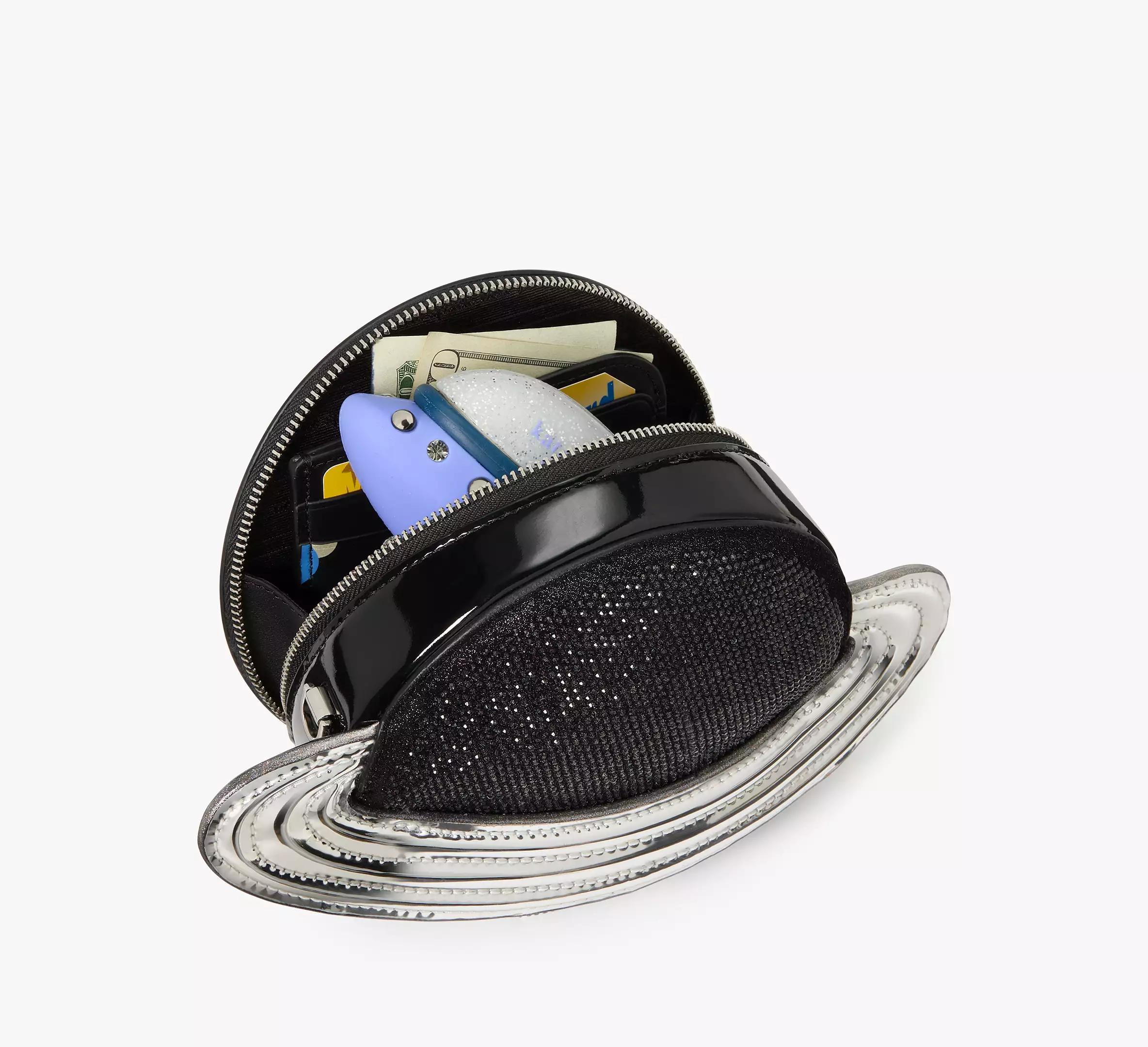 Spaced Out Embellished Metallic Micro Crossbody Product Image