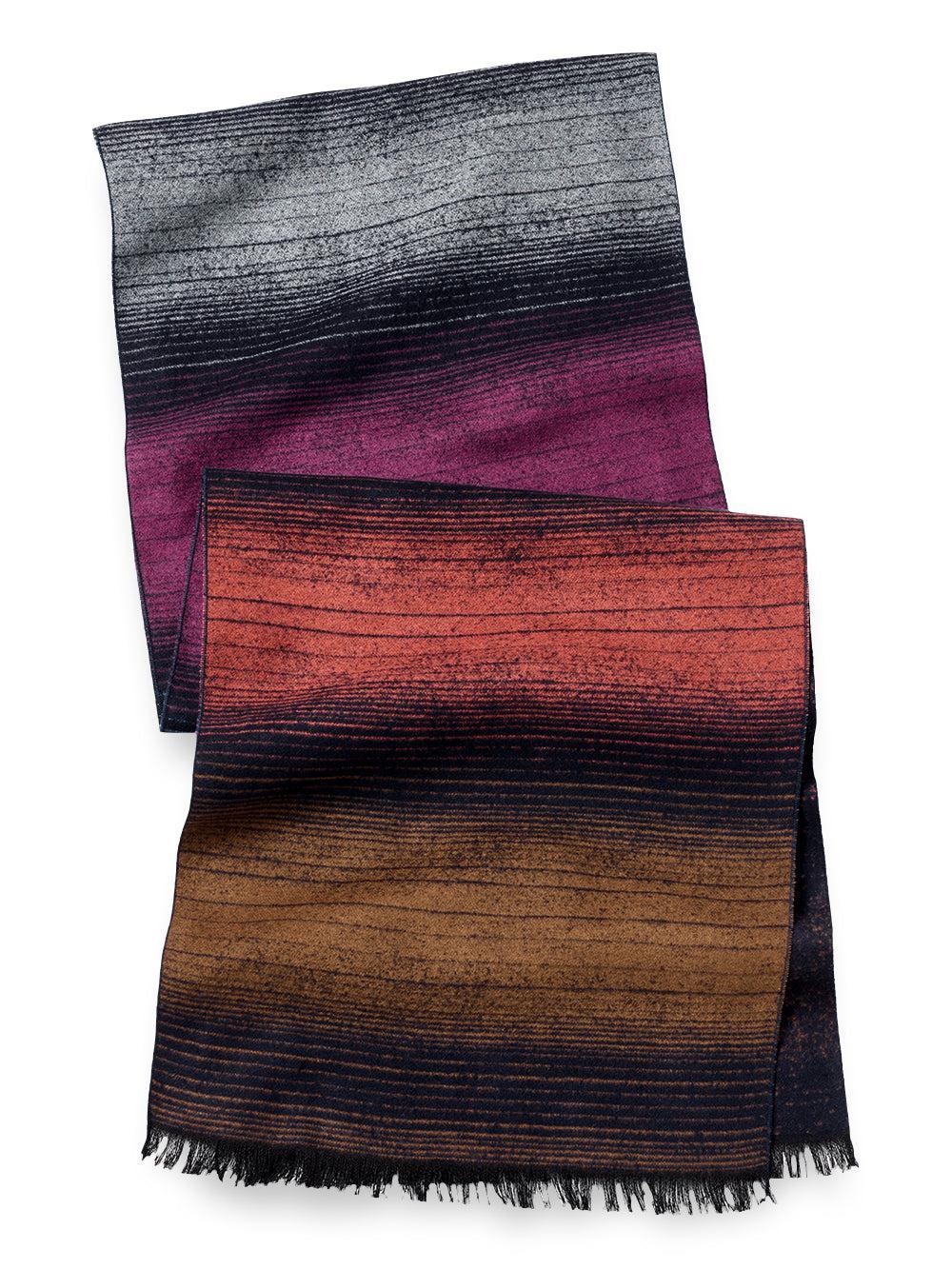 Bold Stripe Brushed Silk Scarf Product Image