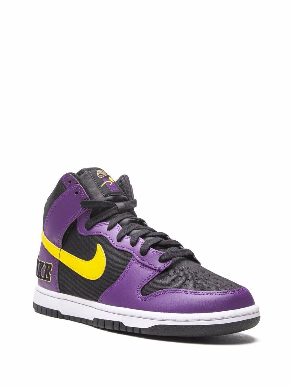 NIKE Dunk High "lakers" Sneakers In Black Product Image