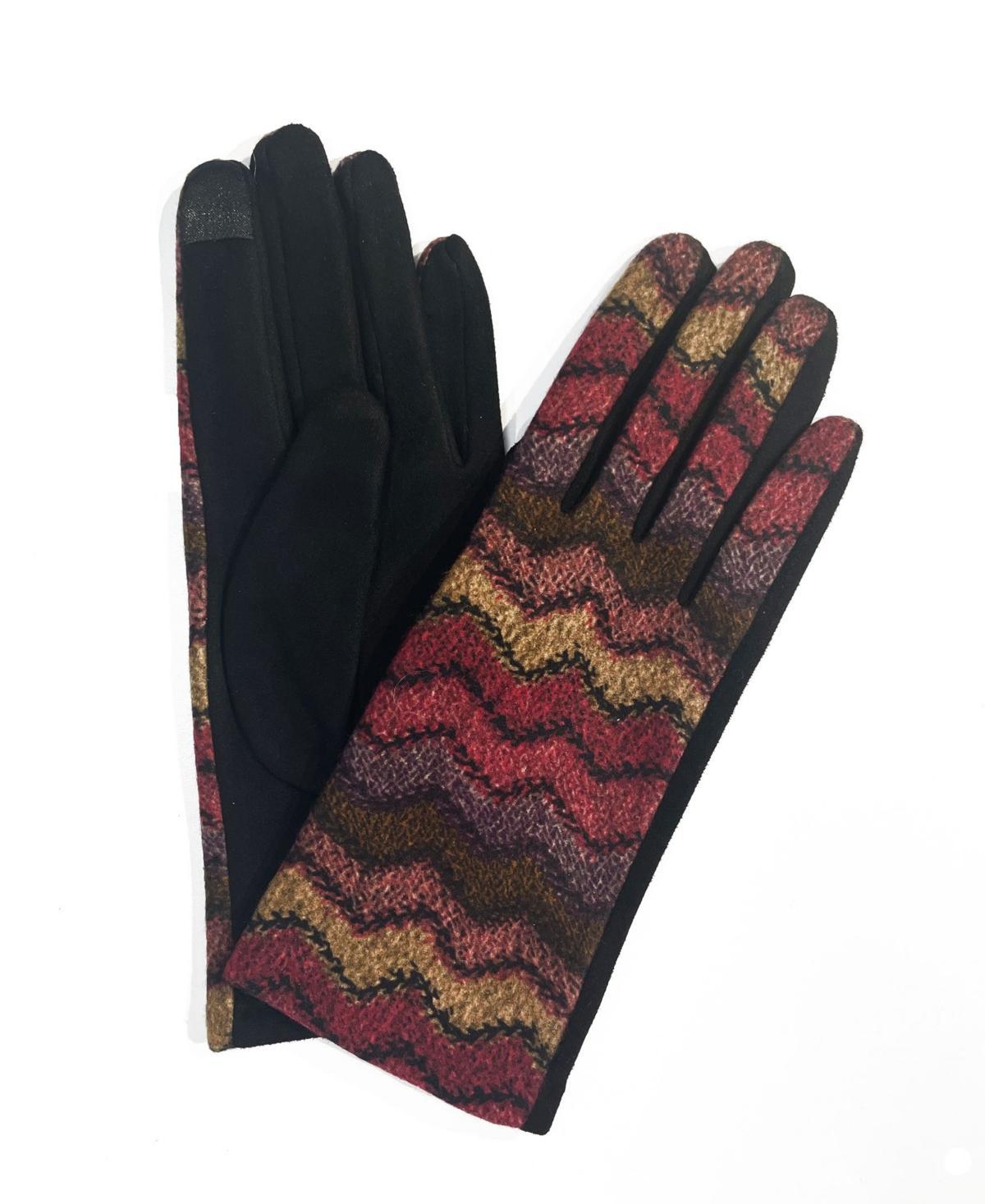 Marcus Adler Womens Chevron Jersey Touchscreen Glove Product Image