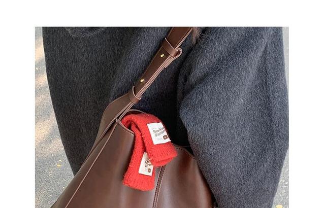 Faux Leather Shoulder Bag Product Image