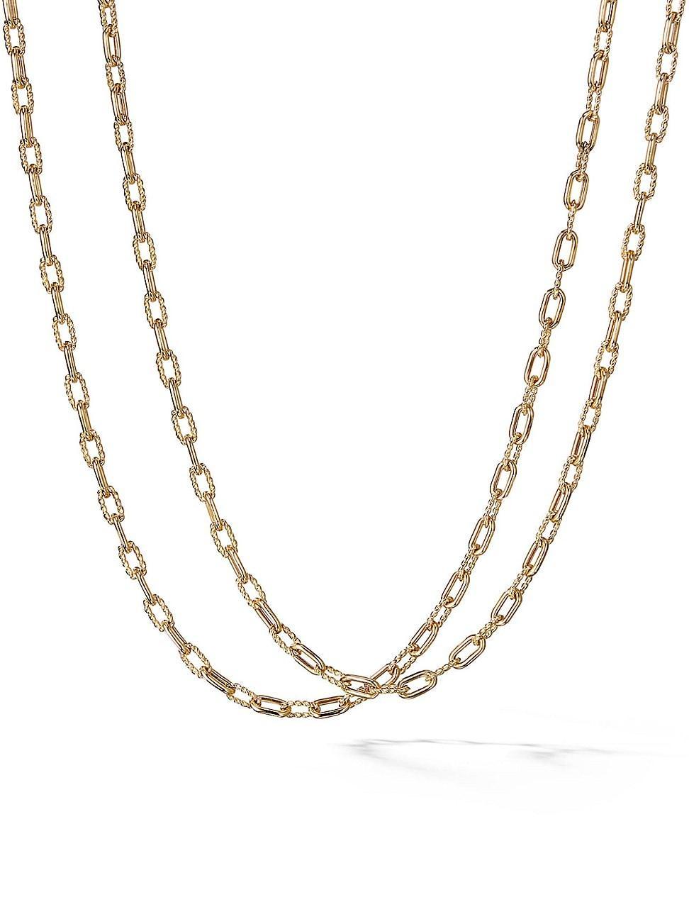 Womens DY Madison Chain Necklace in 18K Yellow Gold Product Image