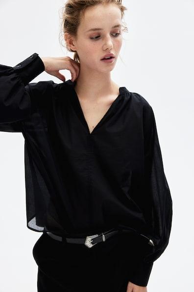 Balloon-Sleeved Blouse Product Image