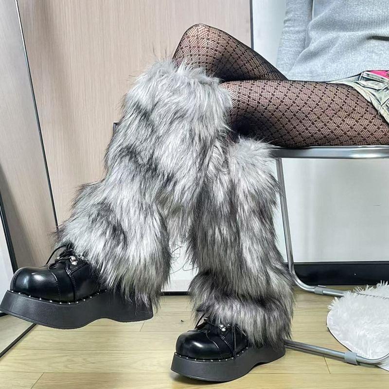 Fluffy Leg Warmers Product Image