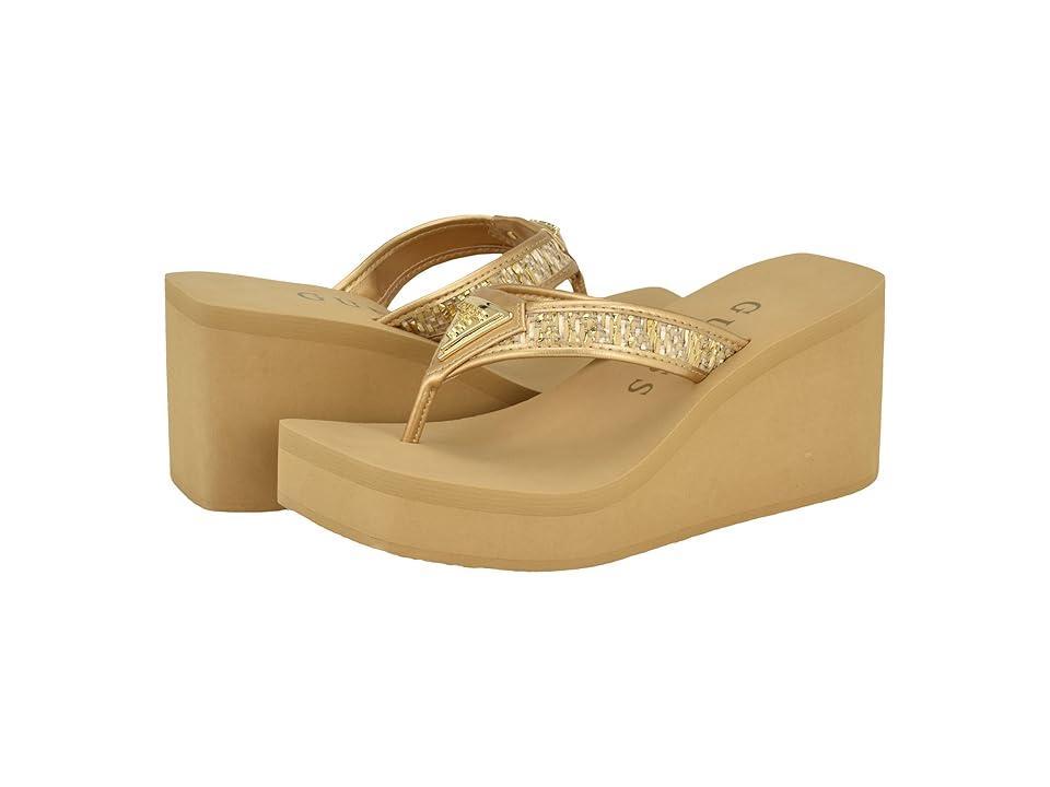 GUESS Demmey Platform Wedge Flip Flop Product Image