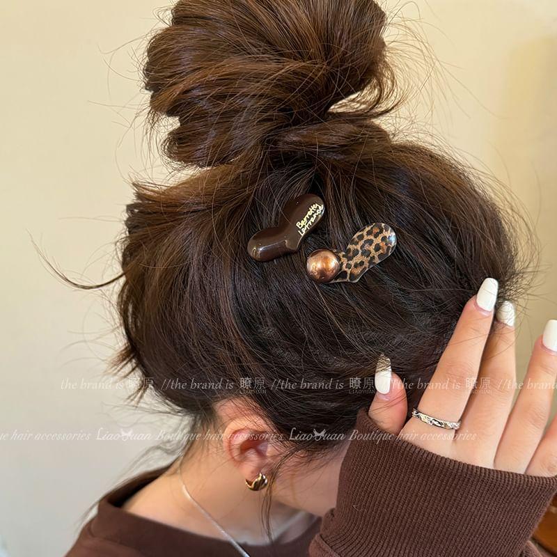 Set of 2: Alloy Hair Clip (Various Designs) Product Image