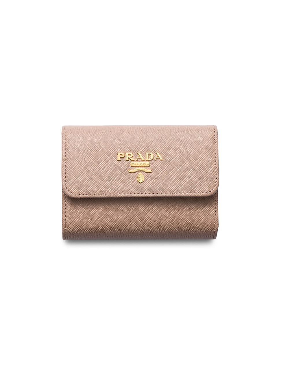 Womens Small Saffiano Leather Wallet Product Image