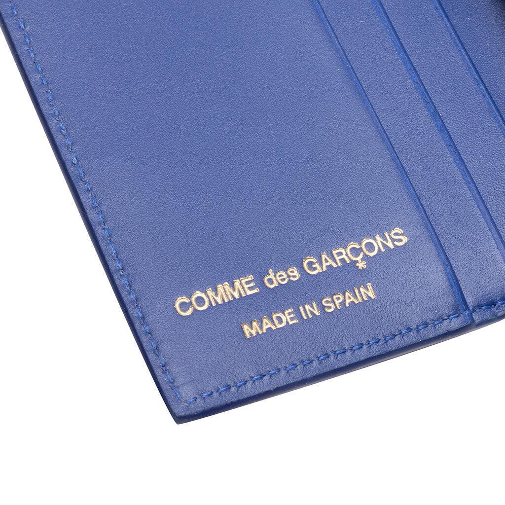 Comme des Garcons Polka Dots Wallet - Navy Male Product Image