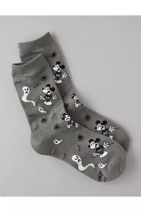 AE Mickey Mouse Ghost Crew Socks Women's Product Image