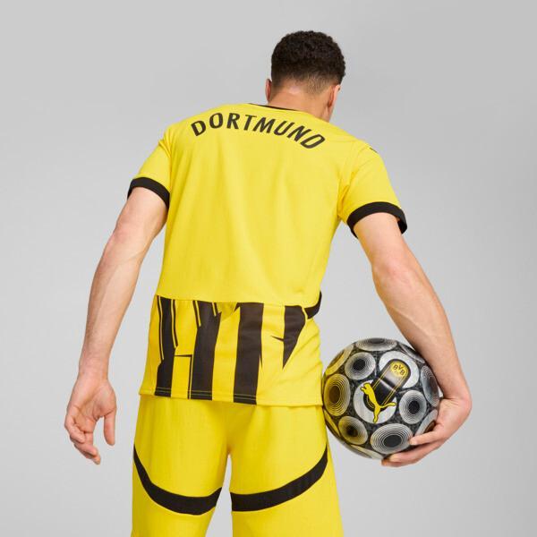 PUMA Borussia Dortmund 24/25 Cup Men's Replica Soccer Jersey in Faster Yellow/Black Product Image