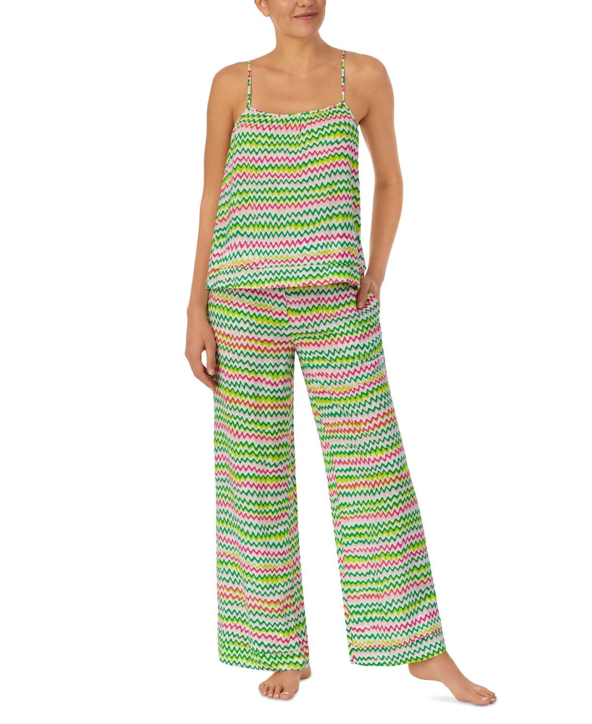 Sanctuary Womens 2-Pc. Printed Ruffled Pajamas Set Product Image