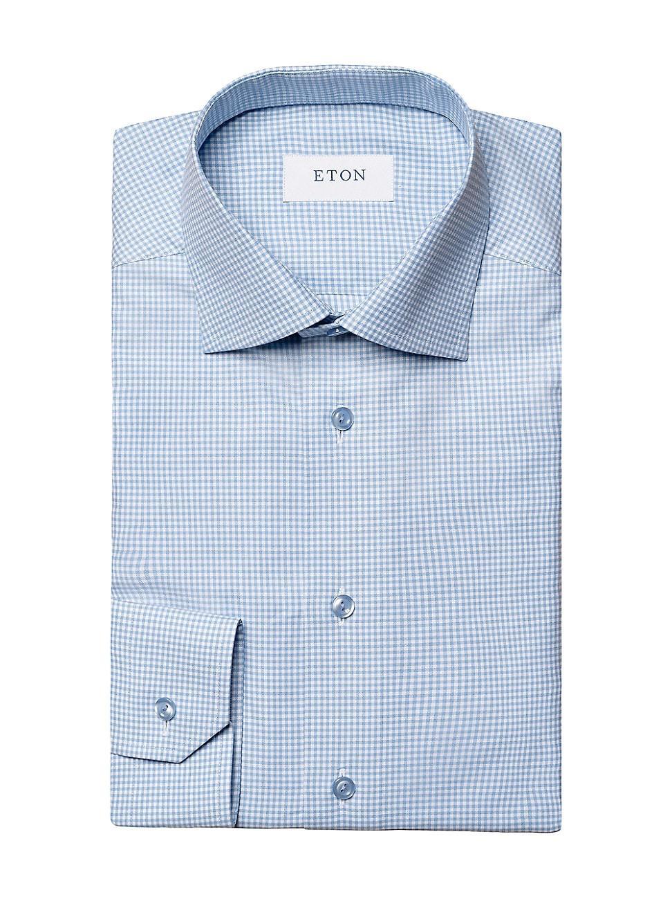 Eton Contemporary Fit Textured Stretch Dress Shirt Product Image