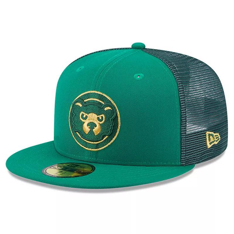 Mens New Era Kelly Chicago Cubs 2023 St. Patricks Day 59FIFTY Fitted Hat Product Image